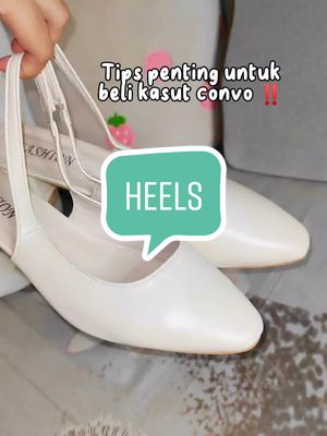 Masih fikir fikir ke tu? 😌✨ . #heels #kasutconvo #heelsconvo #kasuttumittinggi #heelsperempuan #heelsbertutup 