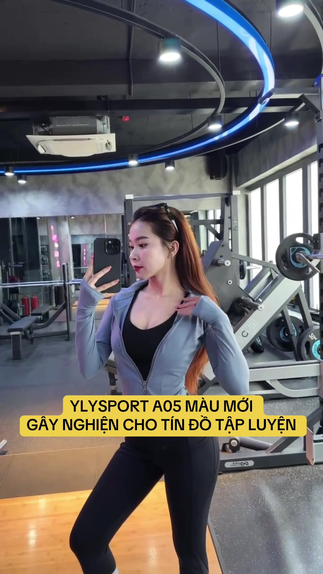 Áo khoác tập gym - yoga #ylysport #aokhoacnu #aokhoac #fashion 