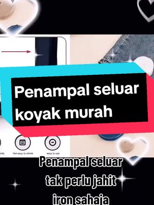penampal seluar koyak.. pemendek seluar.. #penampalseluarkoyak #penampalseluar #penampalseluarlubang #videoviral #fyp #gengsurirumah 
