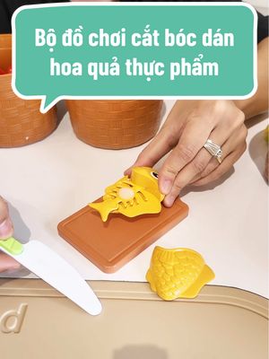 Review bộ đồ chơi bóc cắt dán hoa quả thực phẩm #sonsovo #muataitiktok #tiktokshop #bobimsua #dailyvlog 