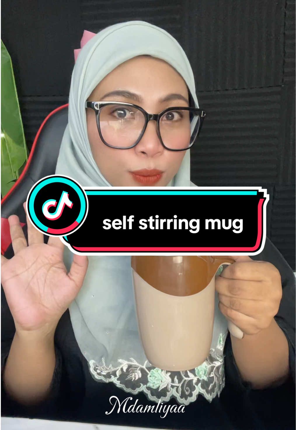 #cawanbancuhsendiri #selfstirringmug 