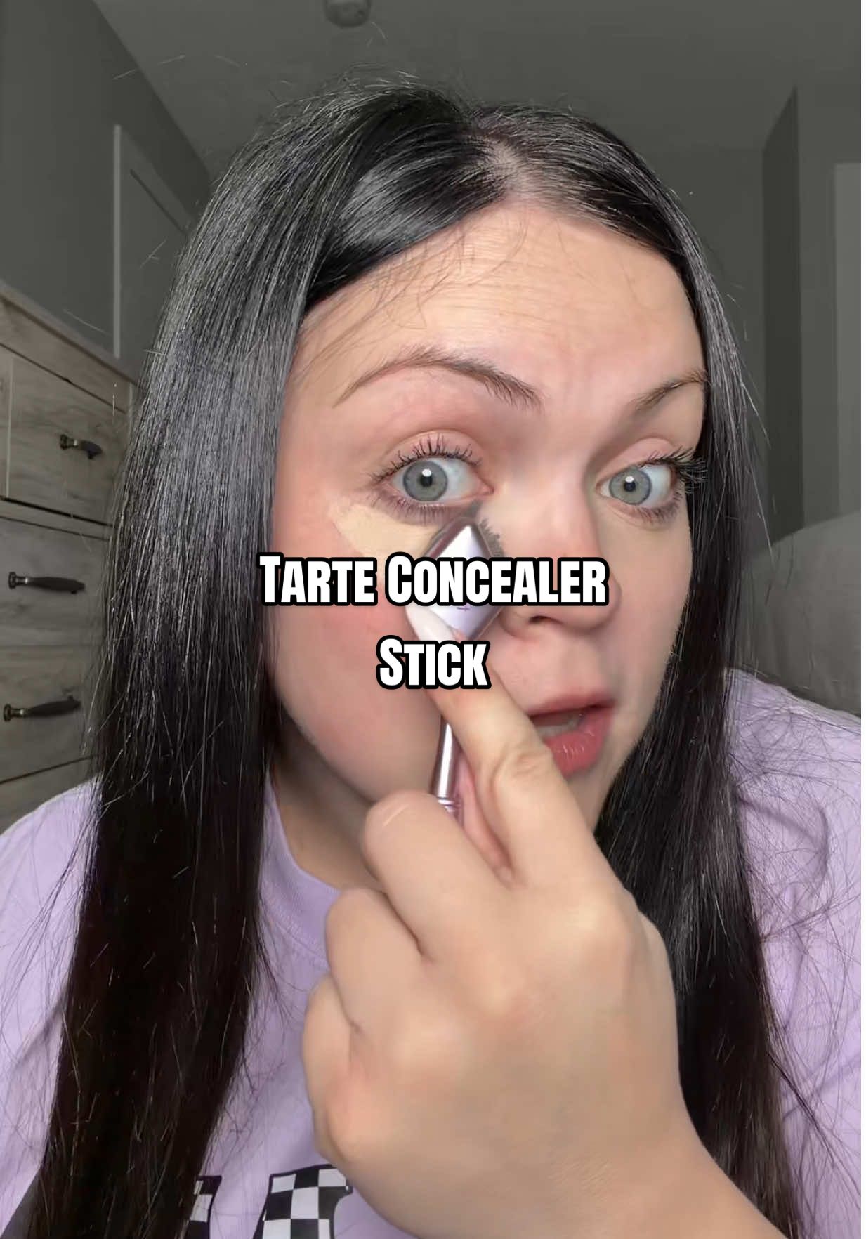Replying to @Primanda this concealer stick covers eye bags, wrinkles, fine lines, redness, blemishes, and rosacia! #concealerhack #concealer #tartecosmetics #tiktokshopcreatorpicks #matureskin @tarte cosmetics 
