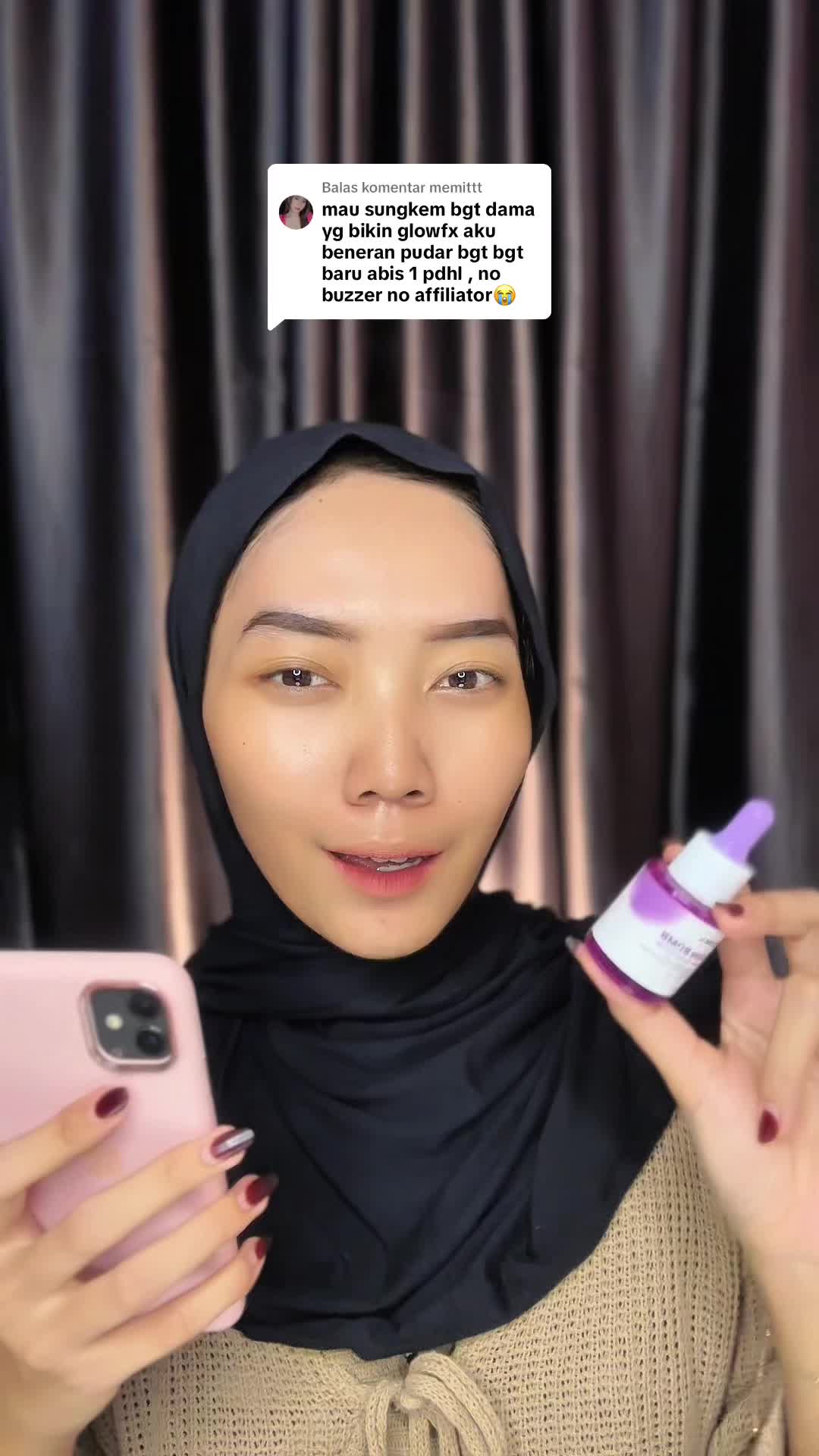 Membalas @memittt waahhh ikut seneng kak 🥺👍🏻 #glowfx #serumglowbomb 