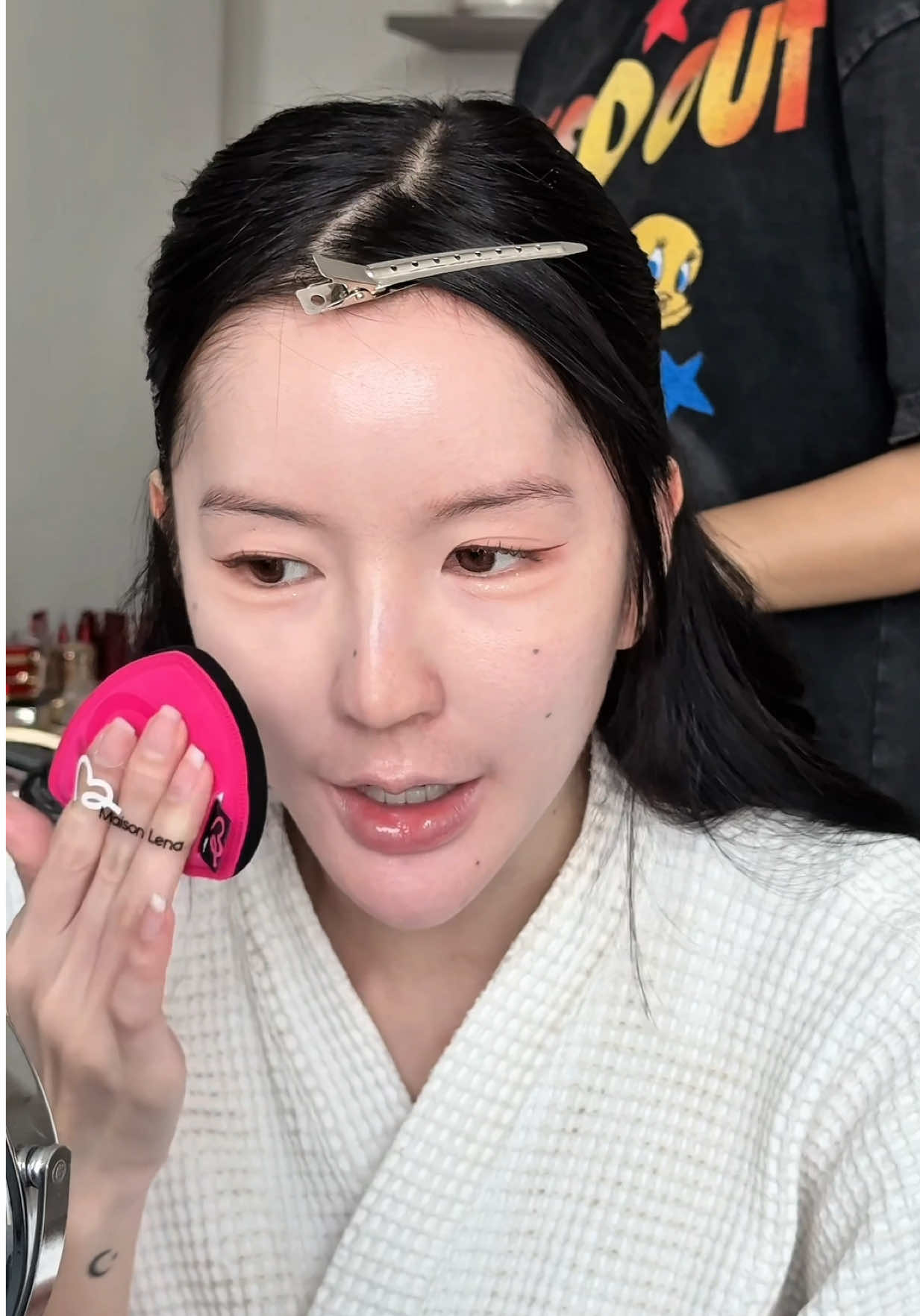 วันนี้ขออวดพัฟกับฟองน้ำที่พึ่งได้มาหน่อยย ไอเลิฟฟ❤️ #แอนด้าเมคอัพ #สอนแต่งหน้า #แต่งหน้าสไตล์เกาหลี #พัฟMAISONLENA #LENA #พัฟรองพื้น #พัฟแต่งหน้า #MAISONLENA