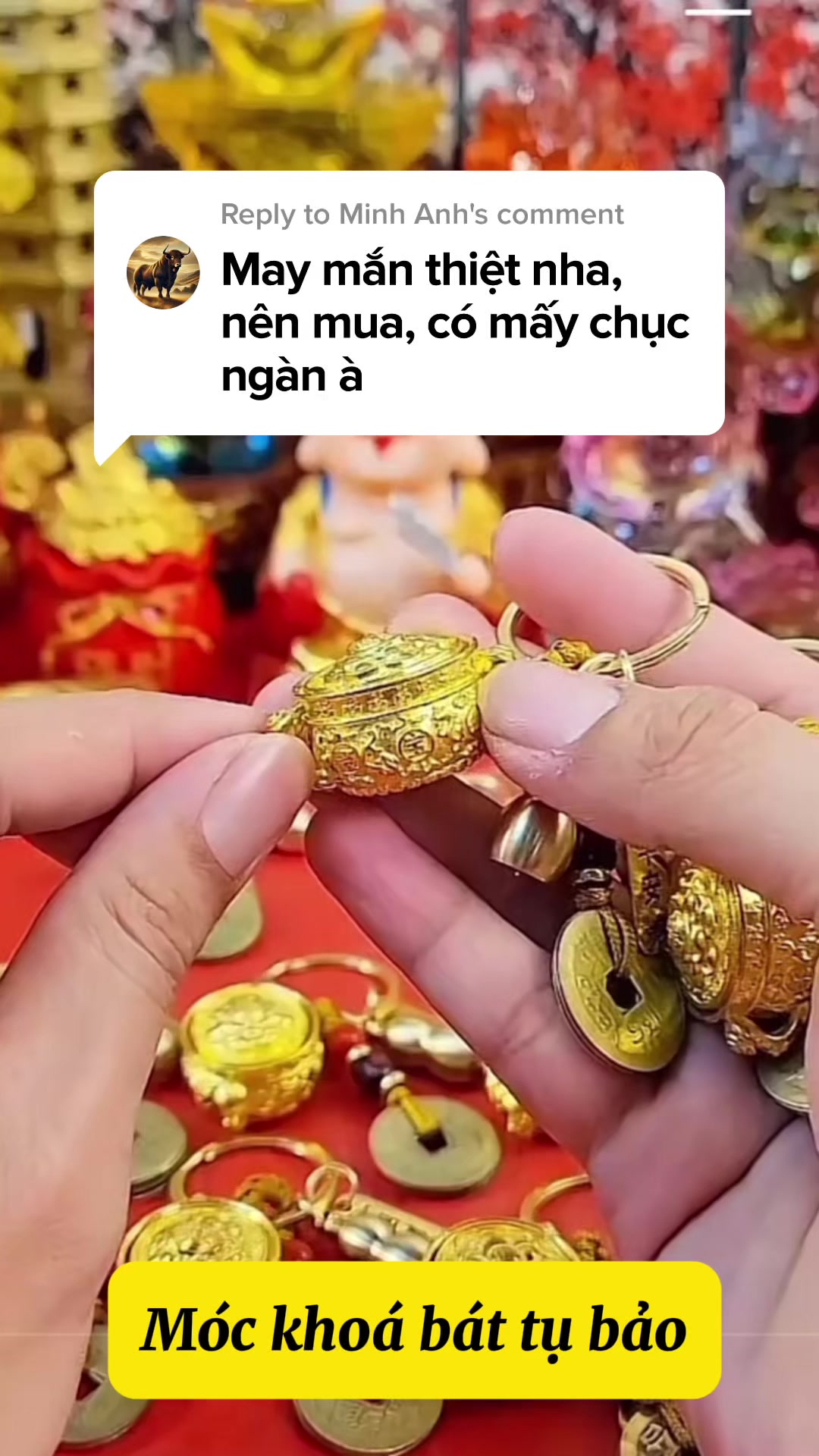 Móc khoá bát tụ bảo #battubao #tailocmayman #phongthuy #nguyenhongson 