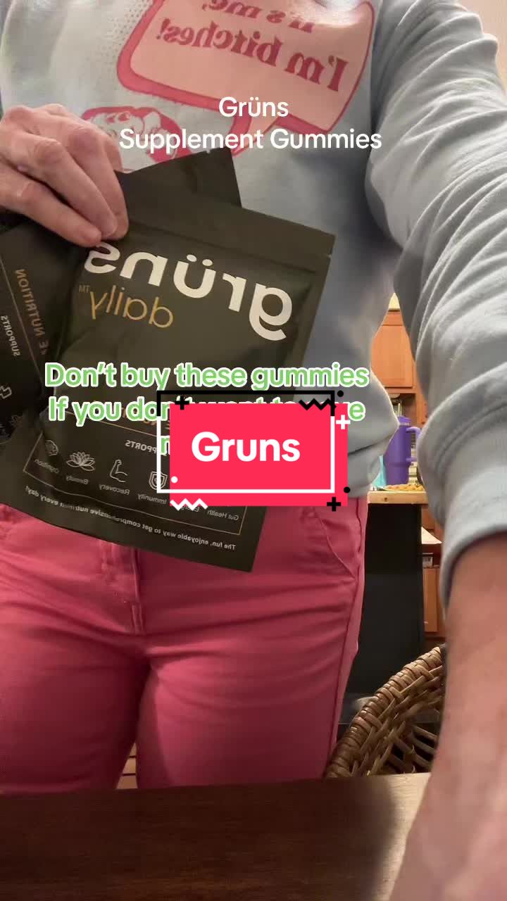 Gruns Super Greens Gummy Bears: Organic Spirulina and Chlorella, Prebiotics for Digestive Health, 20+ Vitamins and Minerals, Adaptogens - 4 Week Supply #blackfridaydeals #TikTokShopBlackFriday #addtocart #TikTokShopCyberMonday #tiktoktastemakers #ttstastemakers #grunssupergreens #grunssupplement #gummies #glutenfreegummievitamins 