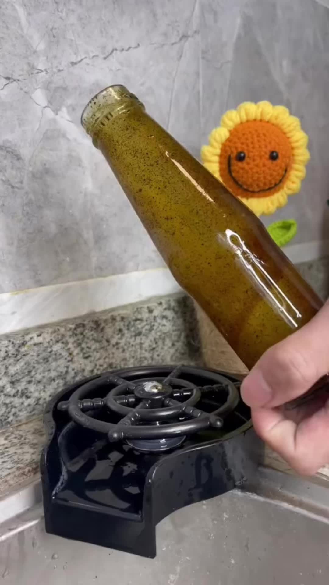 Satisfying ASMR Glass Cup Rinser 🍷 #hlass #glasscuo #glasscupcleaner #ribser #clean #cleantok #cleaning #dishes #satisfying #oddlysatisfying #asmr #fyp 