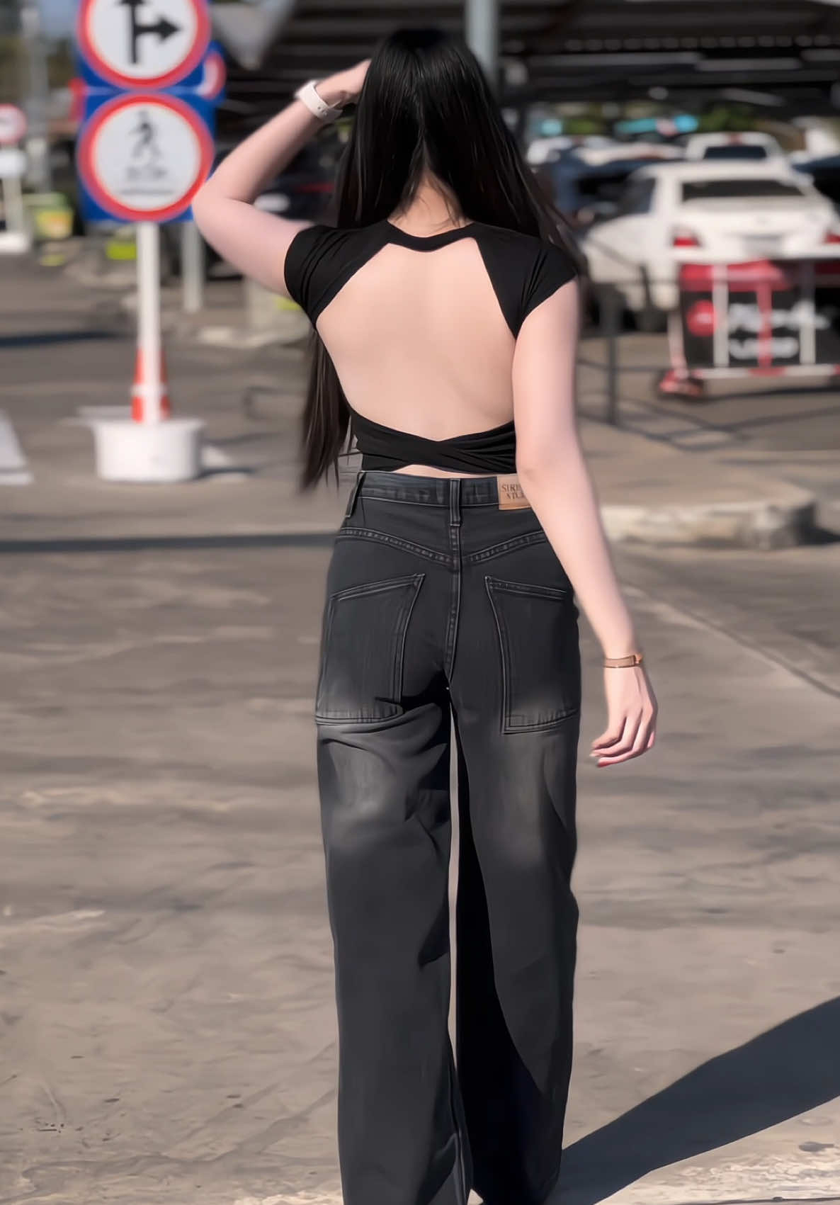 🖤🥀 #กางเกงยีนส์ #ไอเดียแต่งตัว #สไตล์การแต่งตัว #สาวศรีสะเกษ #fypシ #24y 👙👗