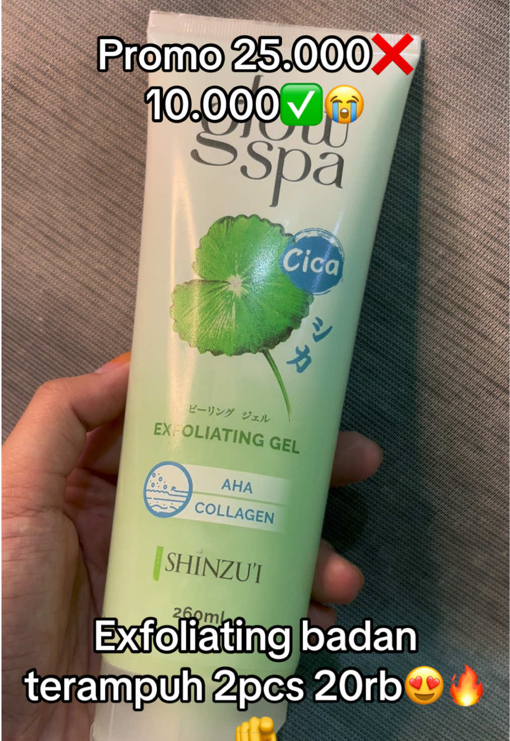 Bodycaremu gak ampuh gak pernah exfoliat 😭#exfoliatinggel #exfoliateyourskin #exfoliating #exfoliate #bodycareroutine #skincareroutine #shinzui #shinzuiglowspa 
