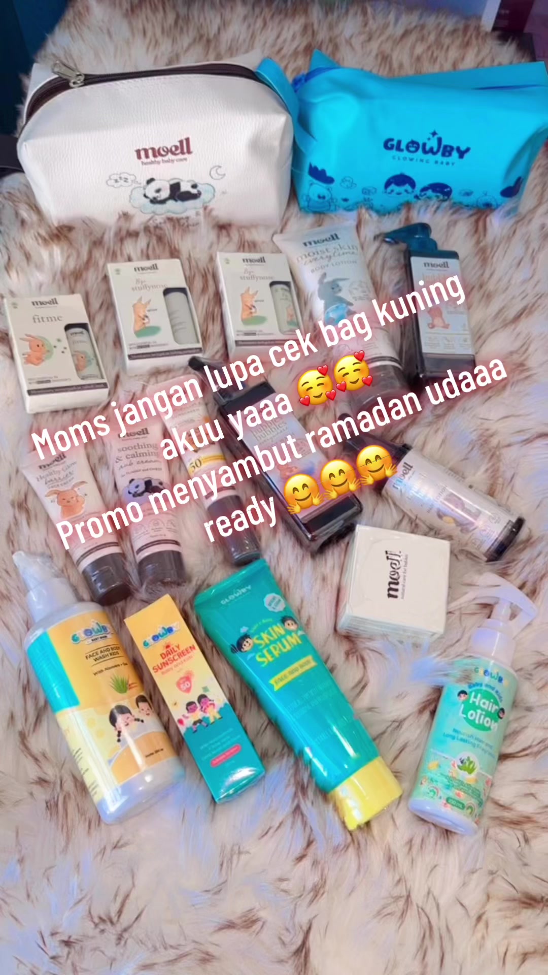 Hallo moms, join promo skincare anak nya yuk, kapan lgi ni dapat harga yang worth it bgt , klo bukan sekarang order ny, join sekarang rawat kulit dan rambut anak jadi sehat yuk moms🥰🥰 oder cek bag kuning aku yaa #fyp #moellskincarebaby #glowbyskincarebaby #moellmalaysia #glowbymalaysia #readystockmalaysia🇲🇾 