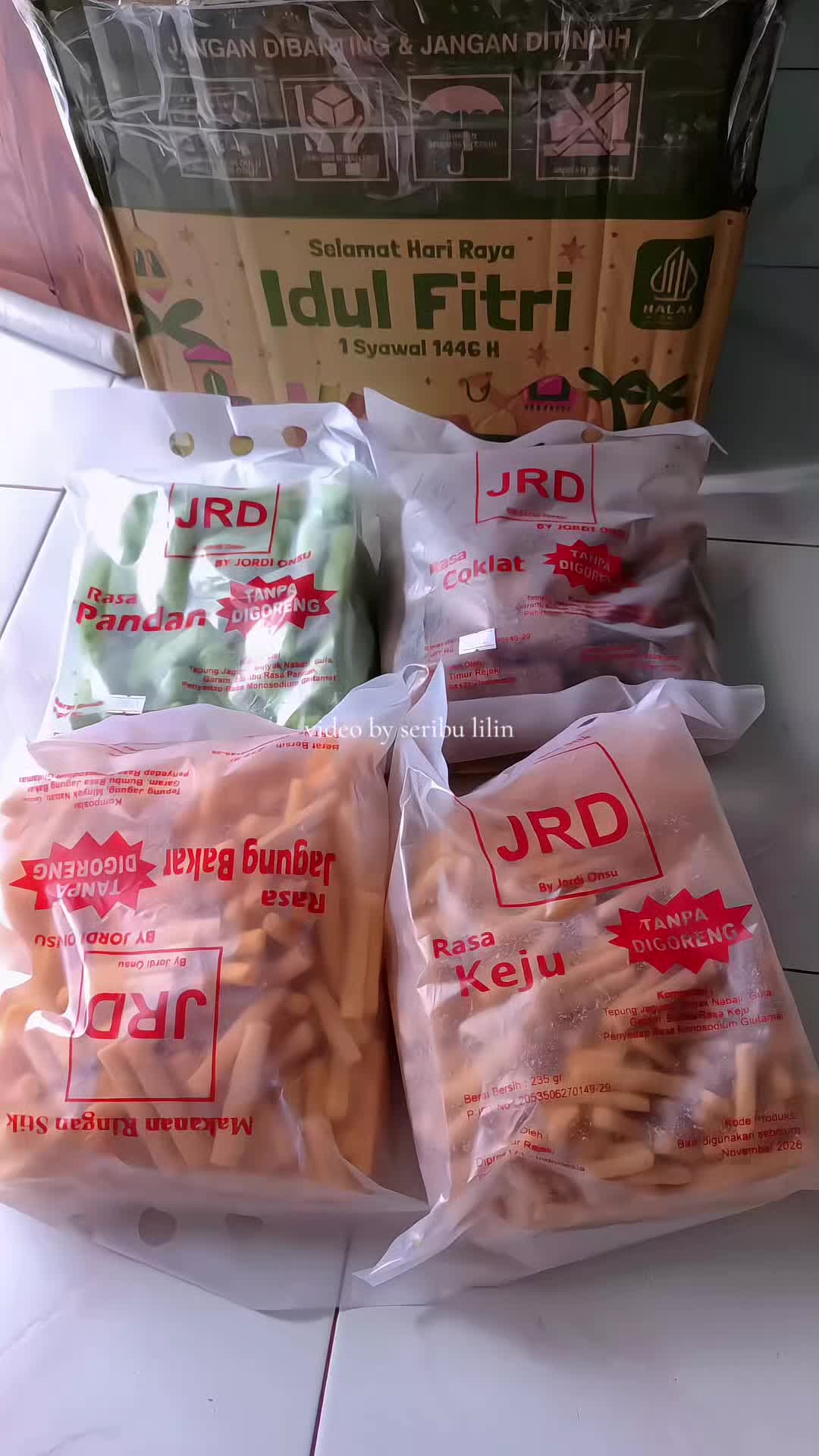 Snack dus isi 4 murce, sdh dikasih dus idul fitri cocok untuk parcel🥳🥳🤗 #snack #stickbalado #stickkeju #snackjordionsu #ramadhanekstraseru #wibgajian #cuantanpabatas 