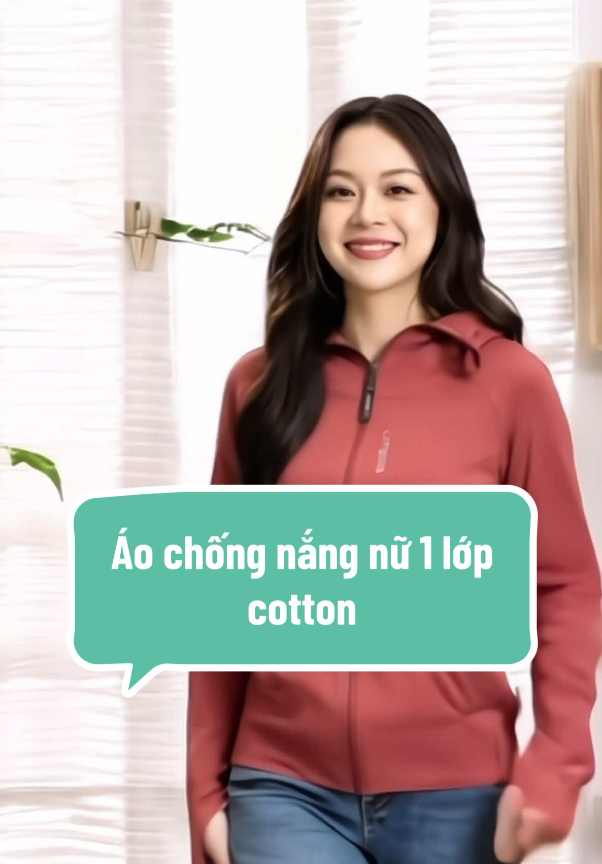 Áo chống nắng nữ 1 lớp cotton #aochongnangnu #cotton #thoitrangnu #thinhhanh #hashtag #mua #fyp #review #xuhuong 
