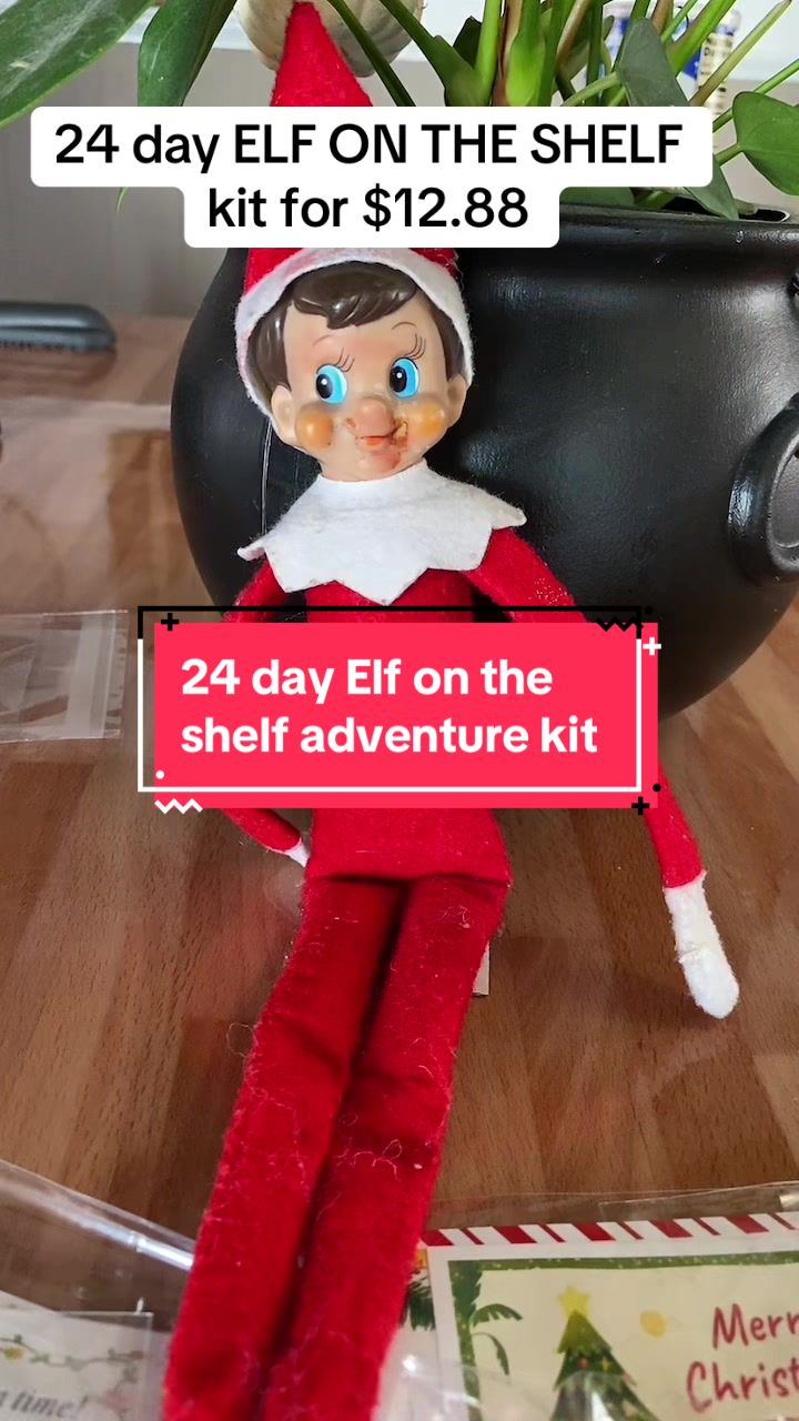 A great price on the elf ad Christmas adventure kit #tiktokshop #tiktokfinds2024 #tiktokdealstoday #todaysdeals #tiktokshopdeals #elfontheshelfideas #elfontheshelfadventures #elfontheshelfkit #elfonthedaily #christmas2024countdown 