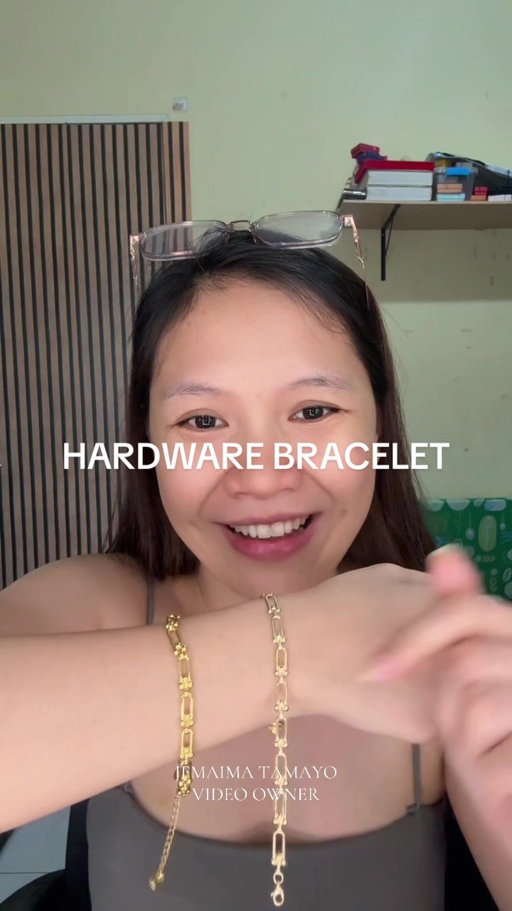 ang ganda nito 😍 #hardwarebracelet #bracelet #braceletforwomen #fyp 