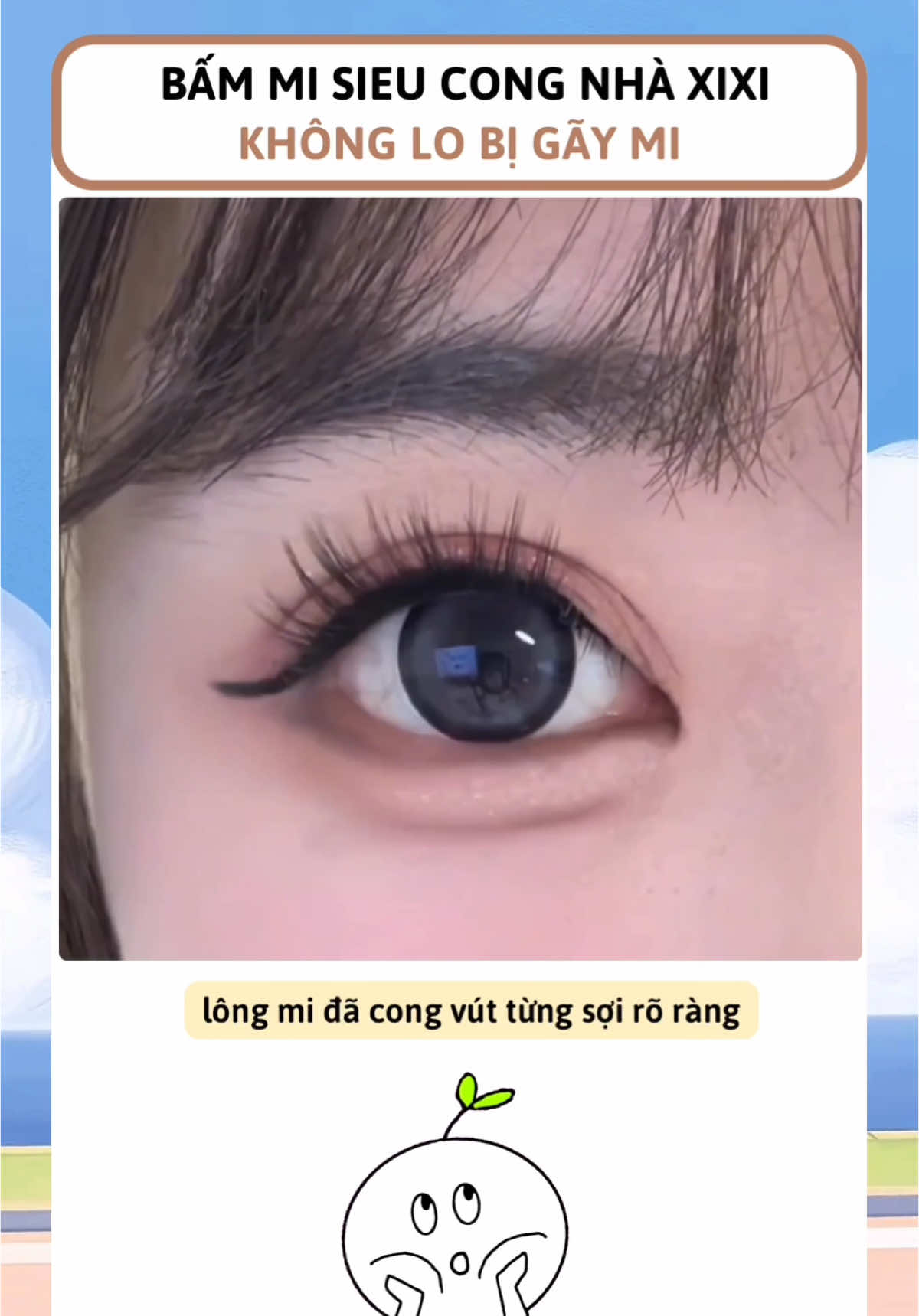Bấm mi sieu cong nhà XIXI không lo bị gãy mi #bammi #kepmi #bammixixi #xixi #goclamdep #reviewlamdep