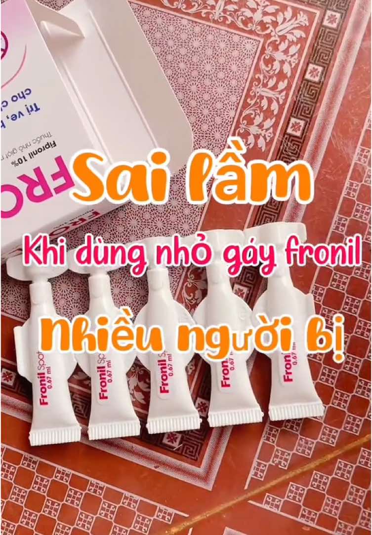 Sai lầm khi dùng nhỏ gáy fronil mà hầu như ai cũng mắc phải #nhogayfronil #nhogaydietbochet #nhogaydietve #nhỏ_gáy 