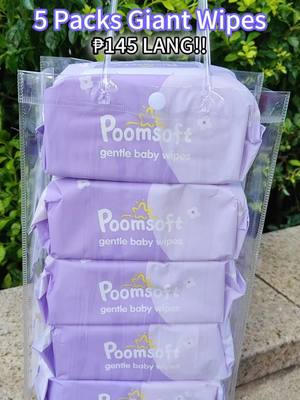 8.19 Poomsoft Brand Day Sale✨Price drop🔥❗5 pakete ay 145 piso lamang✔Bukas na lang, sa ika-19 ng Agosto⚡#poomsoft #babyproducts #poomsoftbranddaysale #babywipes #poomsoftnewproducts #baby #firsttimemom #babyessentials #fyp #payday #flash