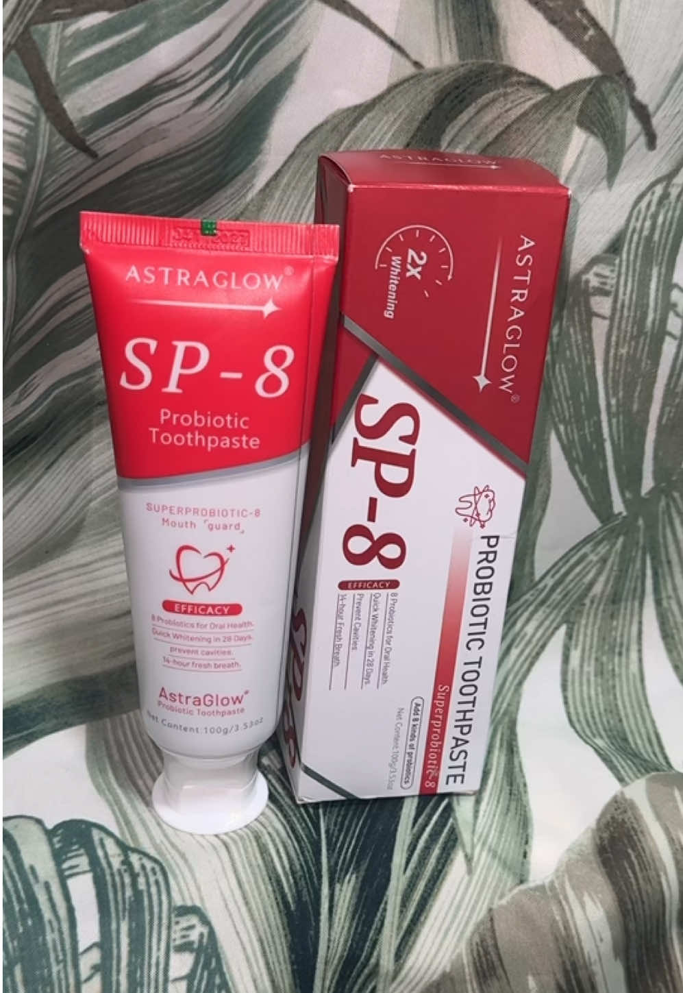AstraGlow SP-8 Toothpaste Has natural whitening agents. Activated charcoal & baking soda eliminate stains, restores the natural whiteness of your teeth without causing sensitivity. Just Perfect👏🏼🤍 #toothpaste #teeth #teethwhitening #teethcare #teethcleaning #sp8 