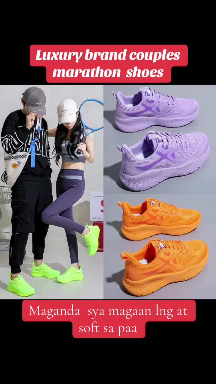 Only ₱881.91 for Luxury Brand Couples Marathon Running Shoes Green Orange Unisex Athletic Fitness Jogging Training Shoes Men Women Sneakers! Don't miss out! Tap the link below #affordablepricesngoodquality🥰  #fypageシ♡  #fypシ゚viral 