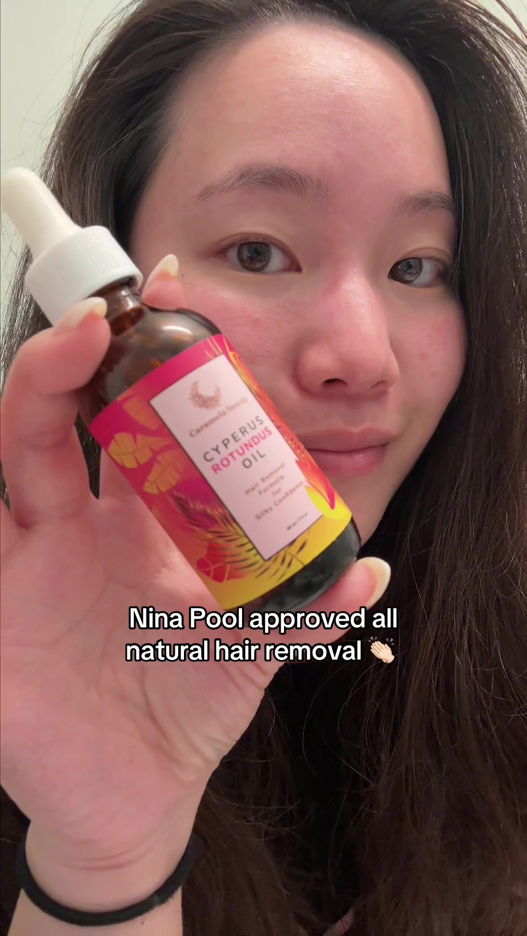 If you won’t believe me, believe #ninapool 😏 Girls, we’re gonna be #hairless like a 🐬 this #summer2025 👙 #cyperusrotundusoil #bodyhair #hairremoval #pcos #pcosproblems #shaving #waxing #sugarwaxing #laserhairremoval #nair #hirsutism #hotgirlsummer #naturalskincare #caramelabeauty @Caramela Beauty 