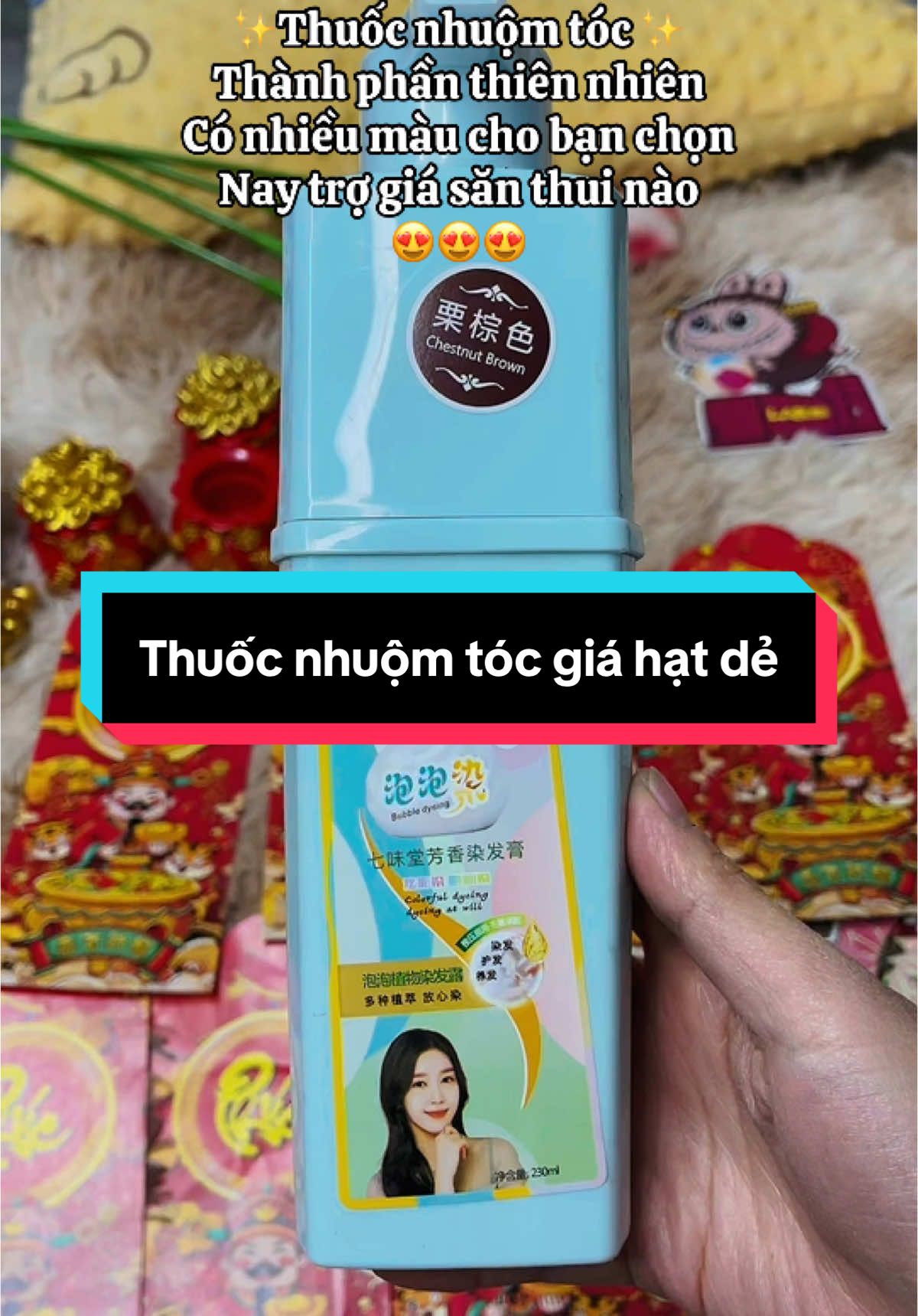 Thuốc nhuộm tóc thàng phần thiên nhiên #thuocnhuomtoc #nhuomtoctainha #thuocnhuomtoctainha #xuhuong 