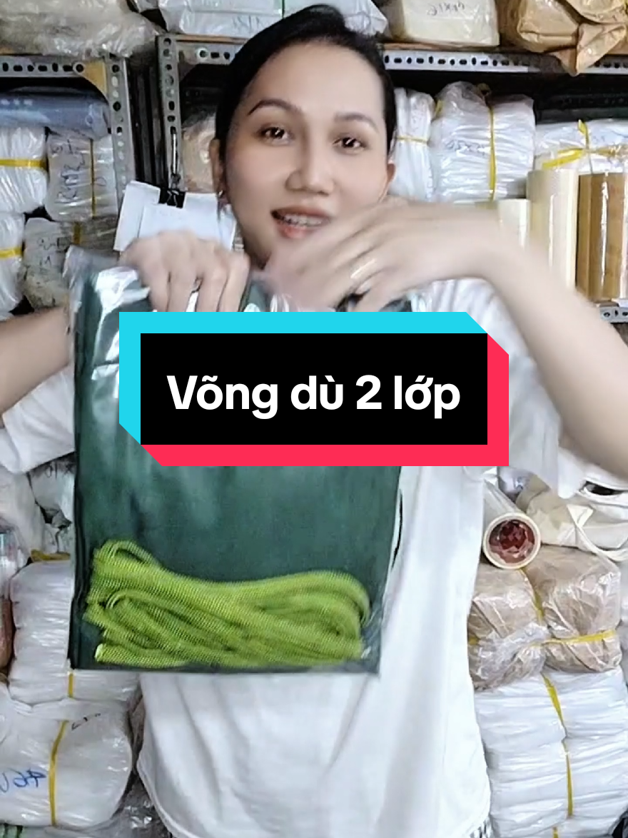 Võng dù 2 lớp kích thước lớn, 2 người nằm thoải mái nha anh chị #võng #võngto #võngdù #hangmoive #xuhuongtiktok 