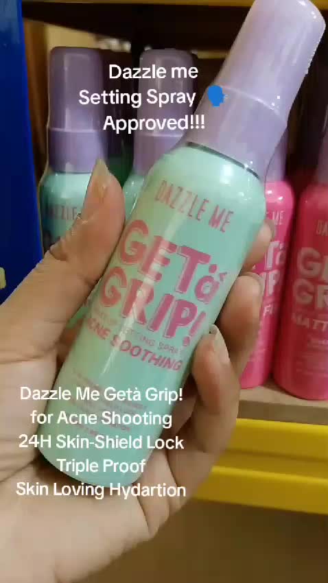 Macam macam setting spray dari dazzle me yang belum kalian tau🤩 #WIBGAJIAN   #dazzlemebeauty 