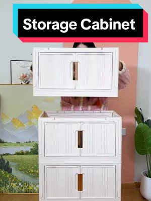 Storage Cabinet 🤩🤩🤩 #fyp #readystock #homeliving #largecapacity #organizer #kotaksimpanbarang #storagecabinet #kabinet #kidsstorage #storage #inho #malaysia