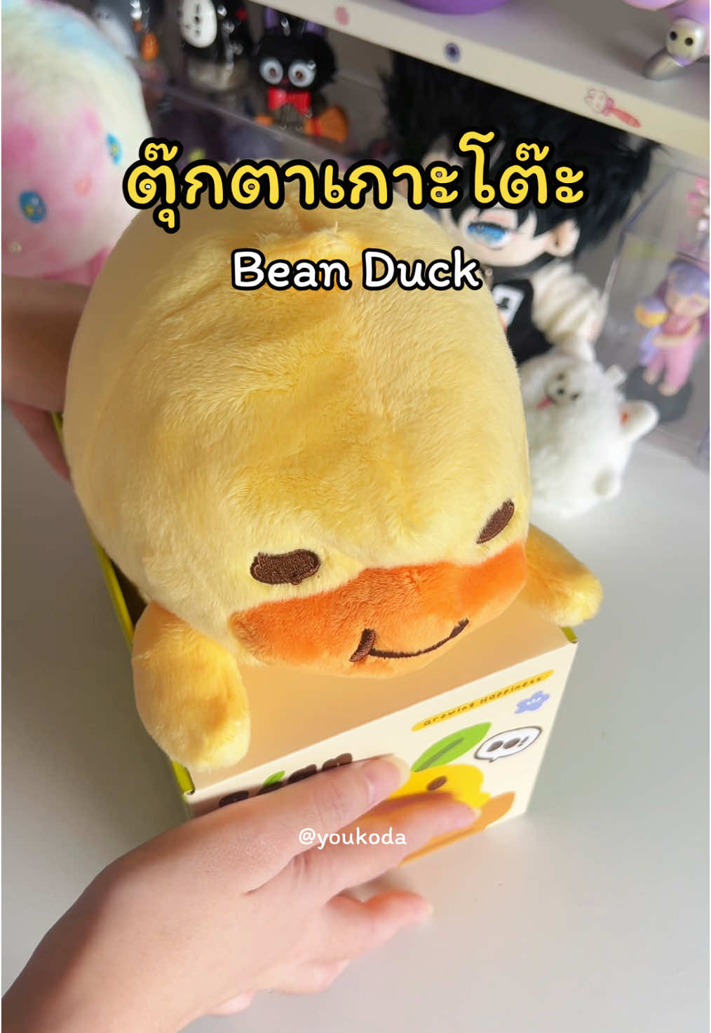 ตุ๊กตาเกาะโต๊ะ ดันหลัง ช่วยจัดท่านั่ง สำหรับคนที่ต้องทำงานอยู่กับโต๊ะเป็นเวลานาน ช่วยแก้ปัญหานั่งหลังค่อม ซื้อเป็นของขวัญให้เพื่อนให้แฟนได้เลย ✨#ตุ๊กตา #ตุ๊กตาเป็ด #ของขวัญ #ของดีบอกต่อ #รีวิว #youkoda #youkoรีวิว #beanduck 