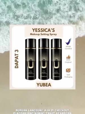Yuk di checkout di keranjang kuning sekarang juga beb👇🥰#tiktokshop #racuntiktok #affiliate #affiliatemarketing #skincareviral #settingspray #settingspraymakeup #settingsprayyessica #settingsprayviral #settingspraymurah