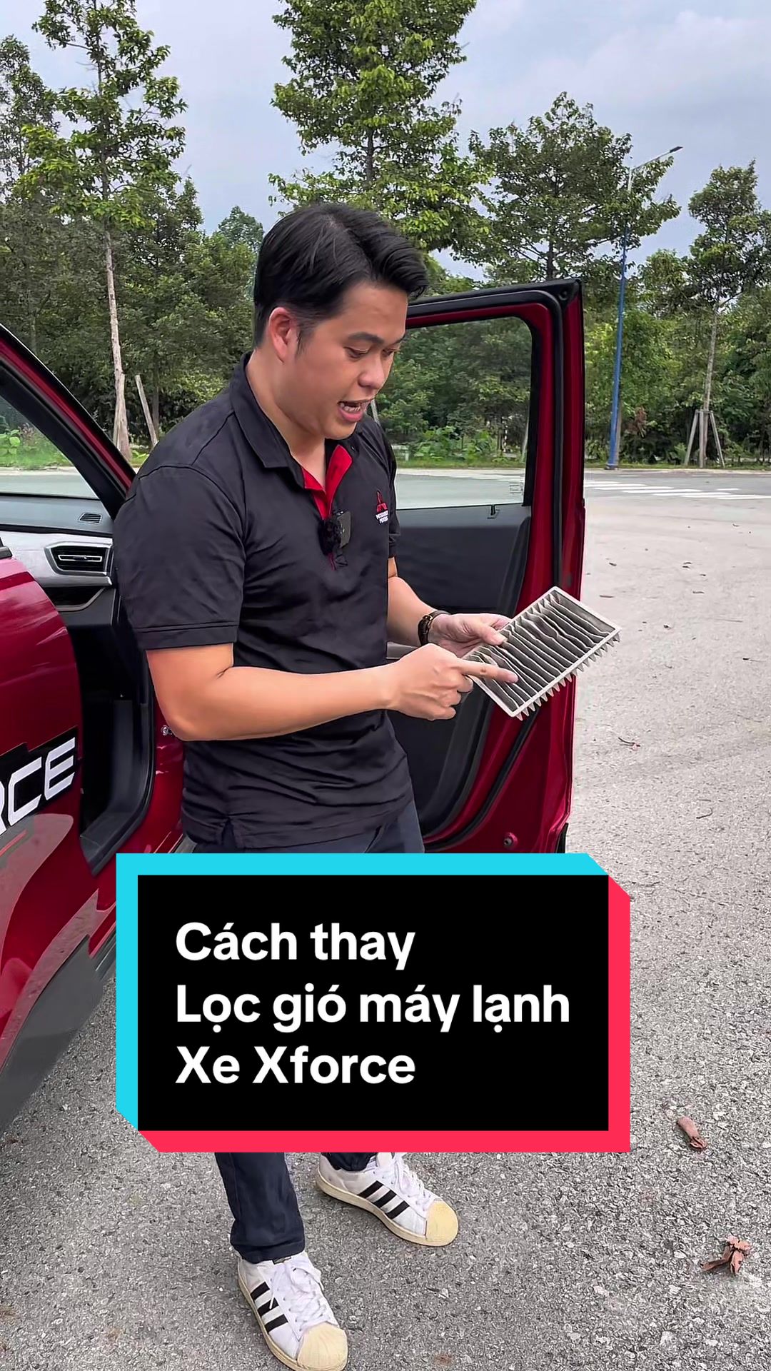 Cách thay Lọc gió máy lạnh. Xe Xforce. #Tân_Mitsubishi #Mitsubishi_Bình_Dương #xpander #xe_cũ #lotsanXforce #locgiomaylanhxehoi 