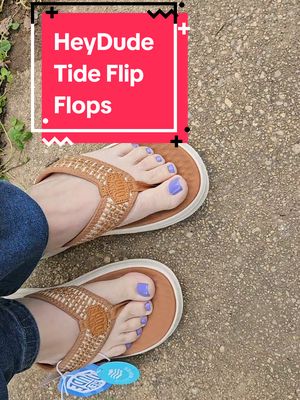 "Slide into summer with ultimate comfort! 🌞 Hey Dude Women's Tide Flip