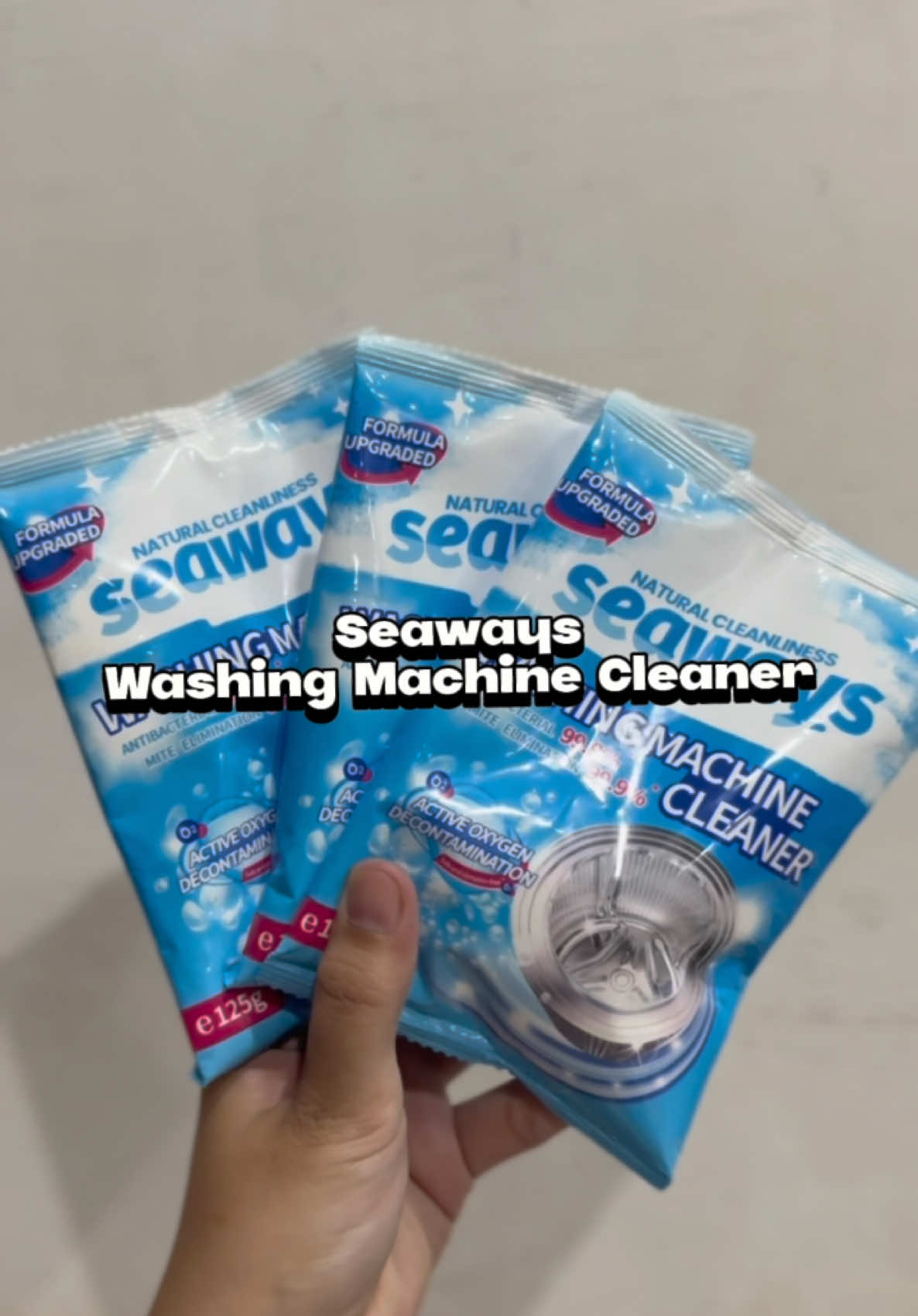 Tanggal talaga lahat ng dumi kay Seaways! Linisin mo na rin washing machine mo 😁 Safe, effective, at super affordable! ✅ 99.9% antibacterial ✅ Removes hidden dirt & residue ✅ Eliminates bad odors & kulob smell ✅ Protects your washing machine #fypviralシ #seawayswashingmachinecleaner #washingmachine #cleaner #seaways #seawaysproducts #tiktokviral #cleaningproducts #cleaningtiktok #laundryhack #homecleaning #fyp 