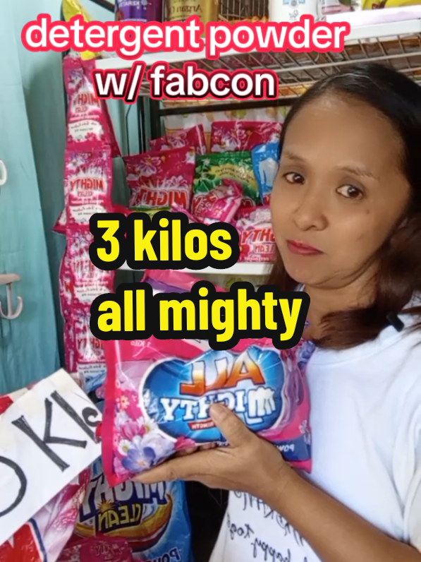 #detergent powder w/ downy #allmighty laundry detergent # sabon panlaba 3 kilos naka whole sale price mabango ,mabula nagtatanggal ng mga dumi sa ating mga labahin