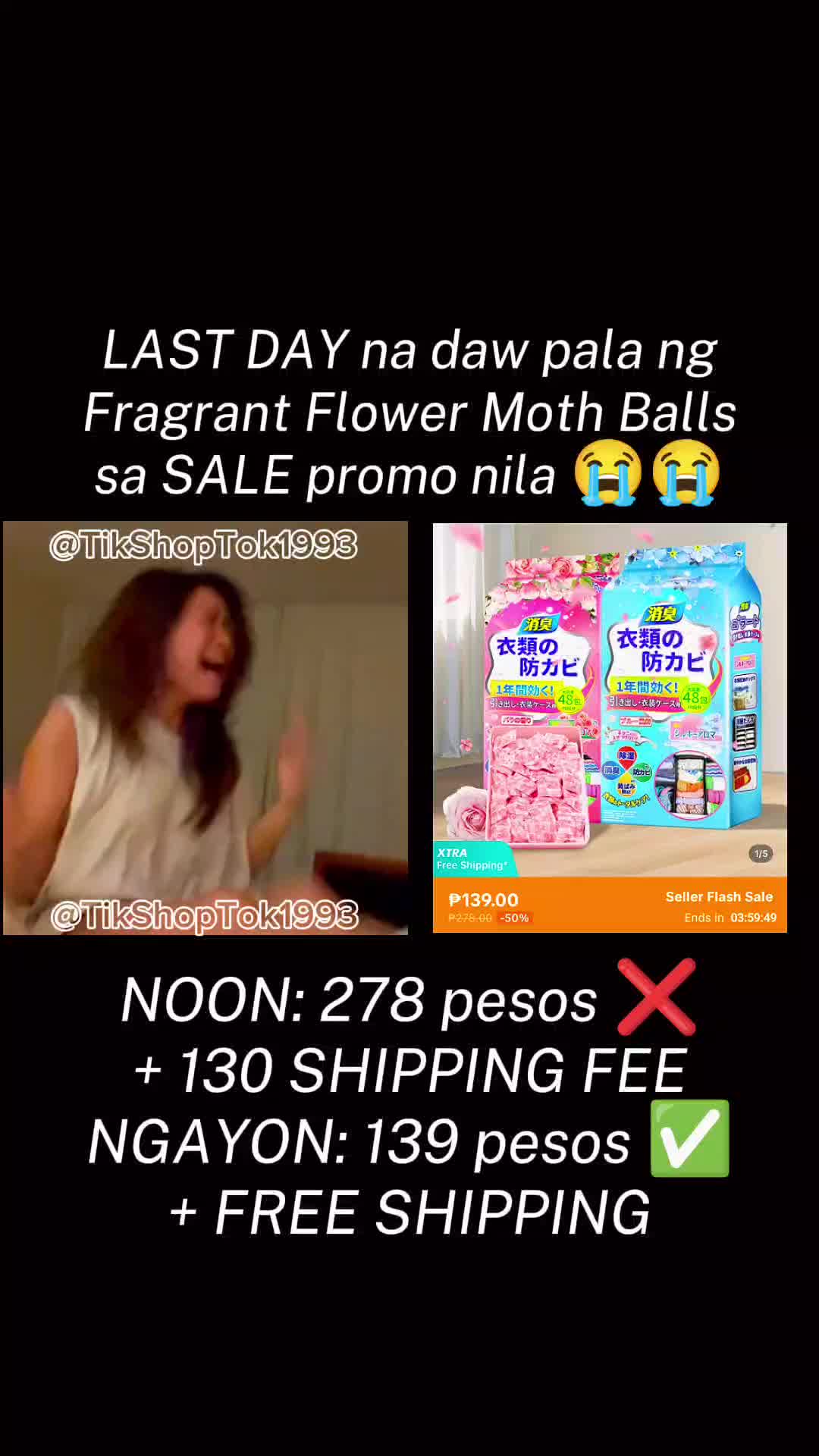 Bili na po kayo ng Fragrant Flower Moth Balls . Habol na habang naka SALE at FREE SHIPPING pa!!! 🔥🔥🔥 #fyp #foryou #foryoupage #fypmototiktok #fypmokotiktok 