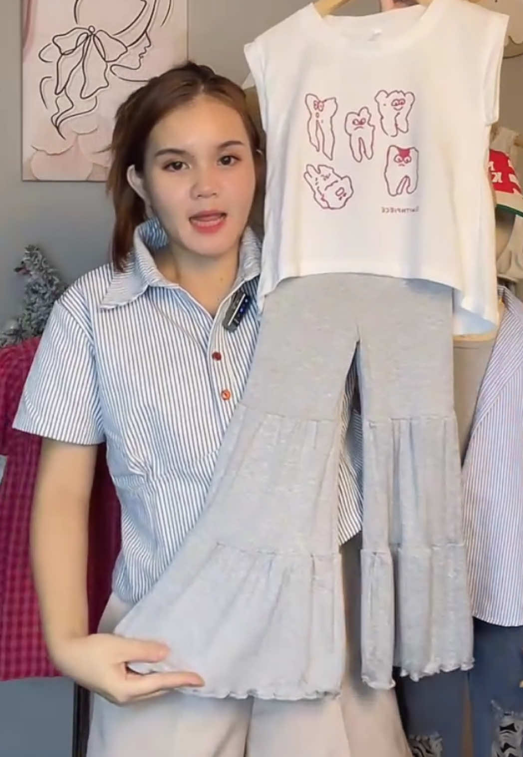 ชุดเซทผ้าใส่สบายเลกิ้งน่ารักมาก 😍✨ #ชุดลูกสาว #ชุดเด็กผู้หญิง #ชุดเซ็ตเด็กผู้หญิง  