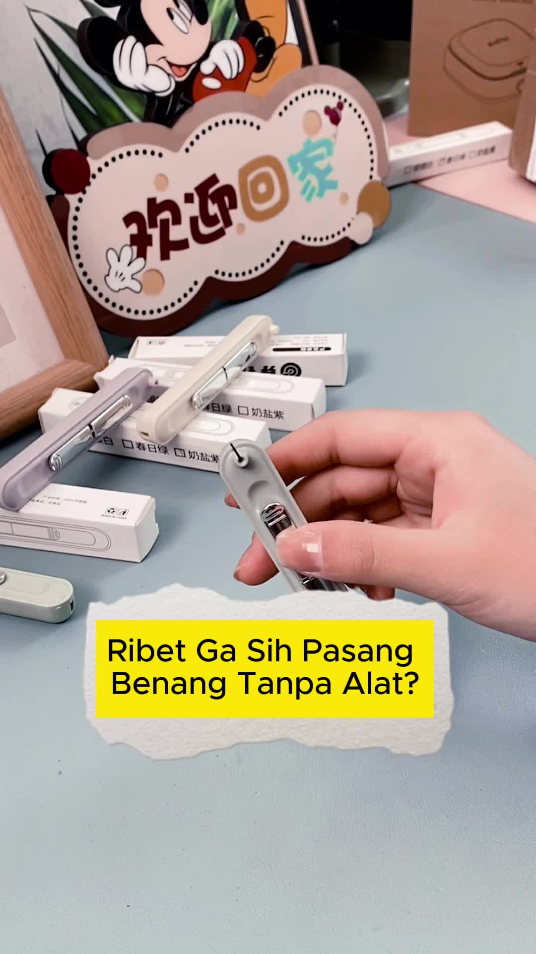 Alat Bantu Jahit Praktis 🎯 #jarumjahit  #jarumjahitpraktis  #alatjahit