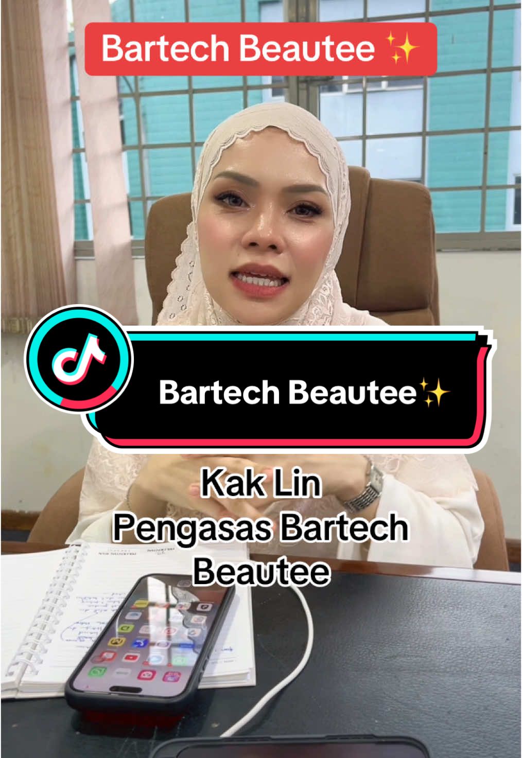 Bartech Beautee with staff🫶🏻❤️ @Adlinna Bakri | PUTIH KEKAL #bartechbeautee 