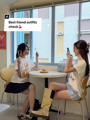 #OOTD with my bestie check✨✨👯♀️ #killsystemvn #killsystem #toivabanthan #bestfriend #outfitcheck #tshirt #aothun #xh