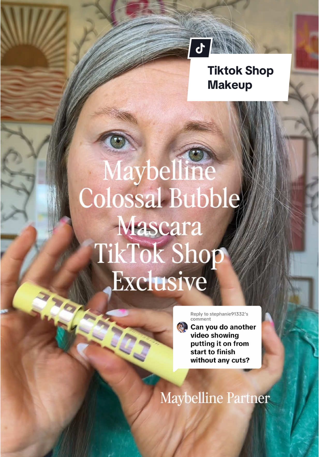 Replying to @stephanie91332 Back with another video for the Maybelline Colossal Bubble Mascara—because it’s going VIRAL and still exclusive to TikTok Shop! You asked for it, so this time I’m showing the full application with NO cuts so you can see exactly how it builds. The volume, the lift, the definition—everything. If you haven’t grabbed it yet… now’s the time! #C#ColossalBubbleMascaraM#MaybellineM#MaybellinePartnerT#TikTokShopCreatorPicksT#TikTokShopExclusivelashtransformation 