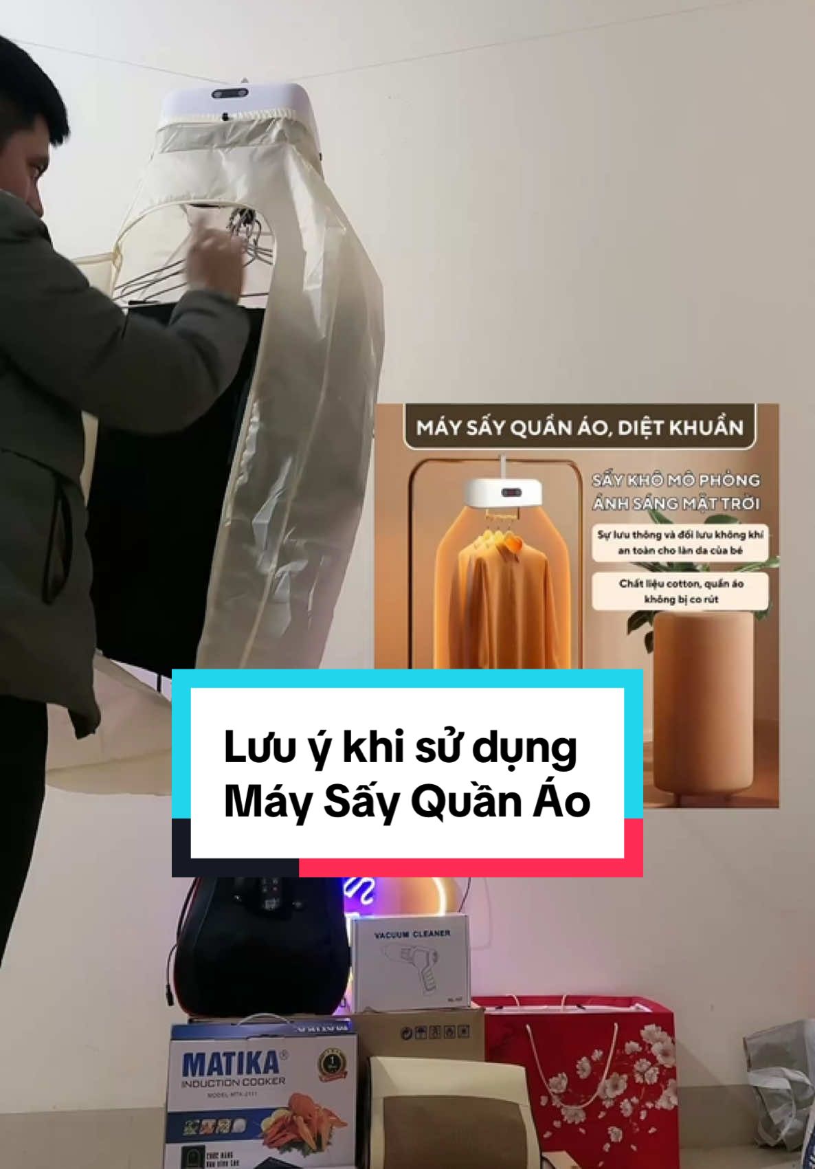 Lưu ý khi sử dụng máy sấy quần áo. #LIVEhighlights #TikTokLIVE #LIVE 