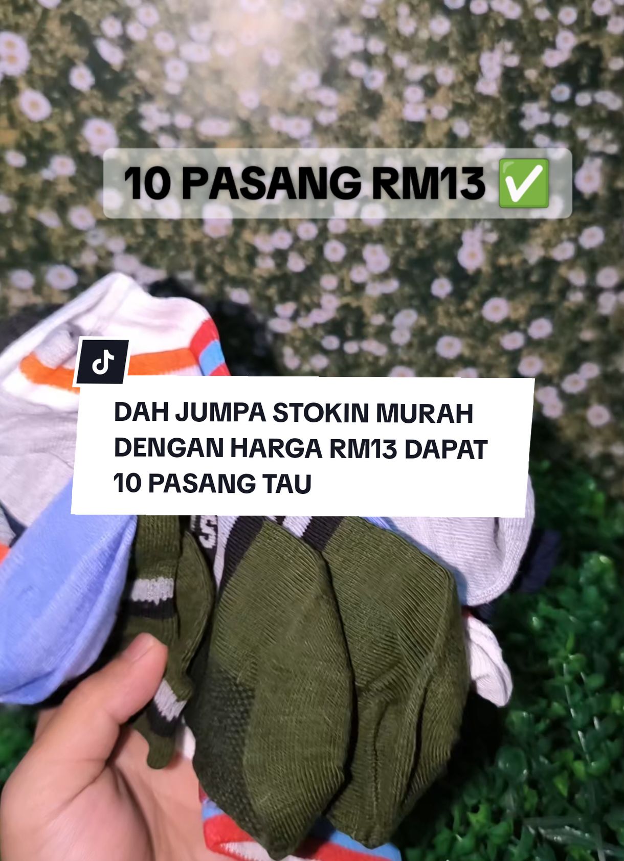 offer stokin murah guys. 10 pasang rm13 je tau.  #stokin #stokinmurah #sock 