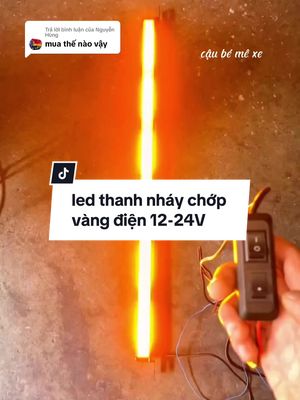 Trả lời @Nguyễn Hùng hàng còn nhiều nhé bác. Led thanh nháy chớp vàng nhiều chế độ #caubemexe #xetaidep #xetaitiktok #led #ledthanh #learnontiktok #xuhuong 