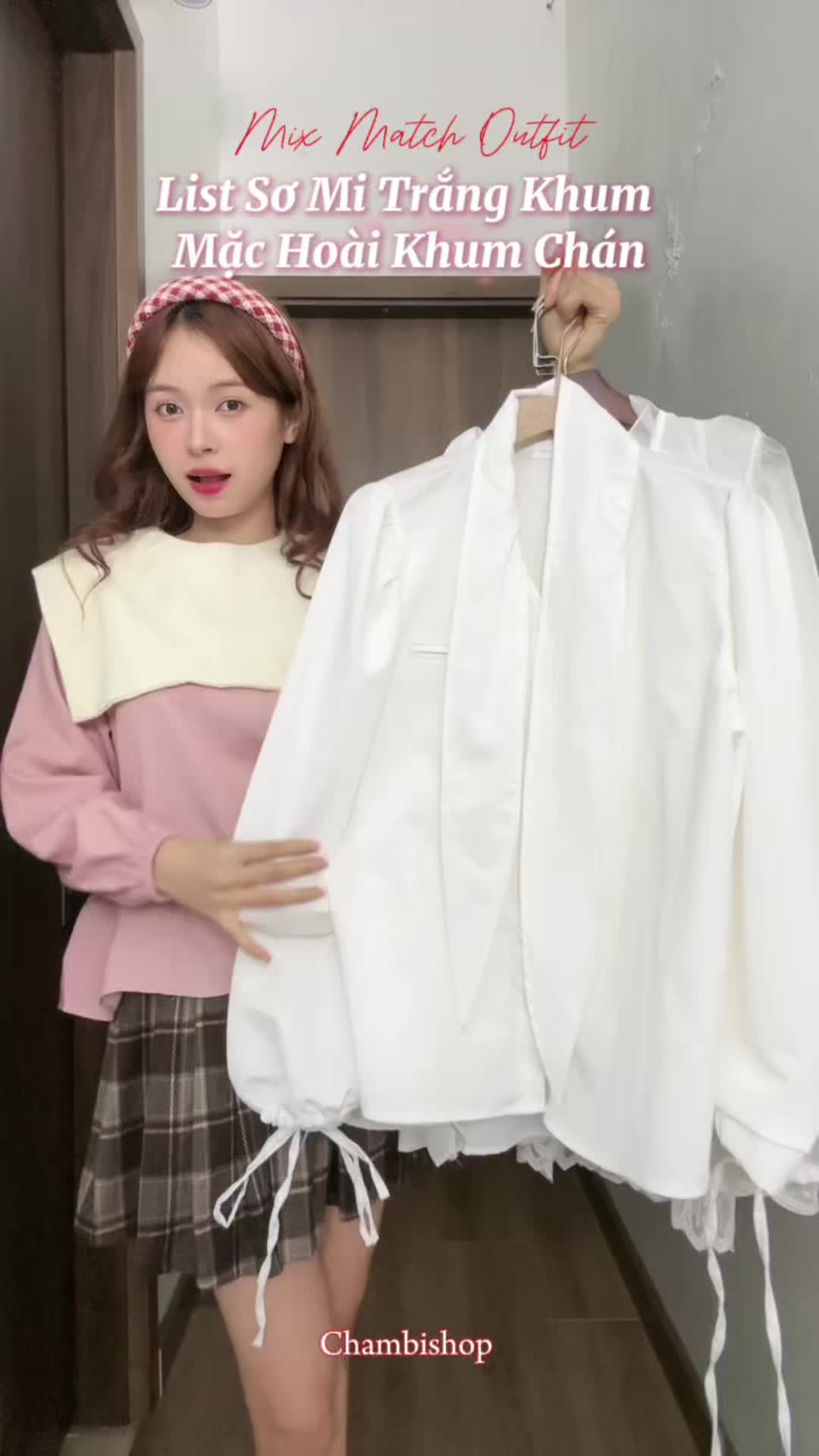 List sơ mi trắng đón valentine nà 🍒❤️#ThanhThoiLuotTet #chambishop #xuhuong #tet2025 #aodai #chambishop #xuhuong #trending #summerhaul #xh #viral #learnontiktok #review #review #thoitrangnu #outfit #outfits #unbox #phoido #capcut #grwn #oufitidea #summervibes #babydoll #dailyoutfit #outfitdate #TrendinginGuardian 