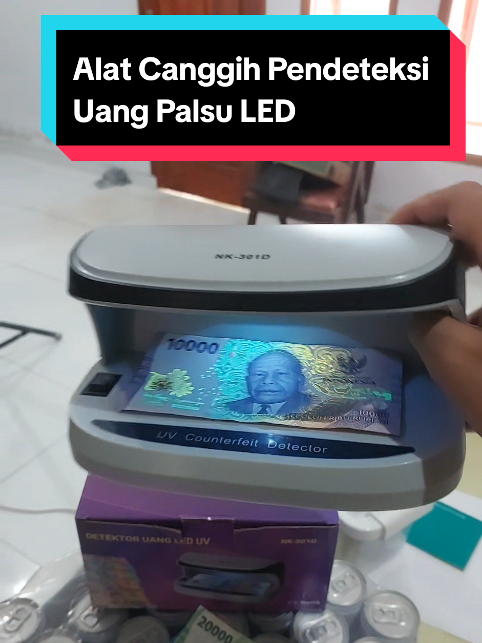 Alat ini adalah Alat Pendeteksi Uang Palsu Canggih Portable, Sudah LED dan Bisa di Cas #alatdeteksiuangpalsu #moneydetector #uang 