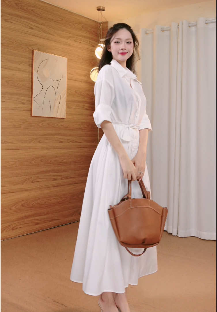 Váy 2 lớp, mát mịn , ít nhăn , 2 màu ạ💕#vaysomi #congso #phoidoxinh #ootd #ymacdongian 