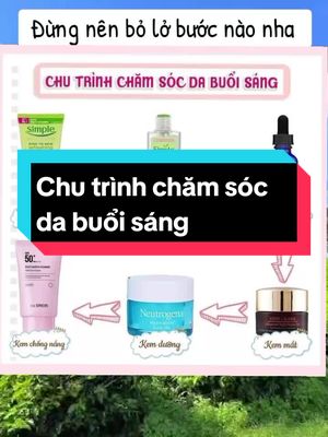 Muốn có làn da đẹp thì thưc hiện đầy đủ các bước nha các nàng #chamsocda #mypham #chamsocdamat #cacbuocchamsocda #goclamdep #lamdepmoingay #shopthanky💯 