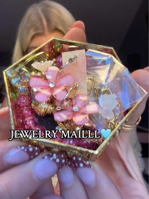 from stellarjewels on depop🩵 (beautiful jewelry on her page!!) #jewelrygirl #jewelrytiktok #unboxing #mysteryjewelry #fyp 