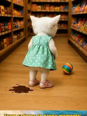 From sadness to happy moments : Love wins in the end #funnycats #catstories #cutecats #aifusic #ai 