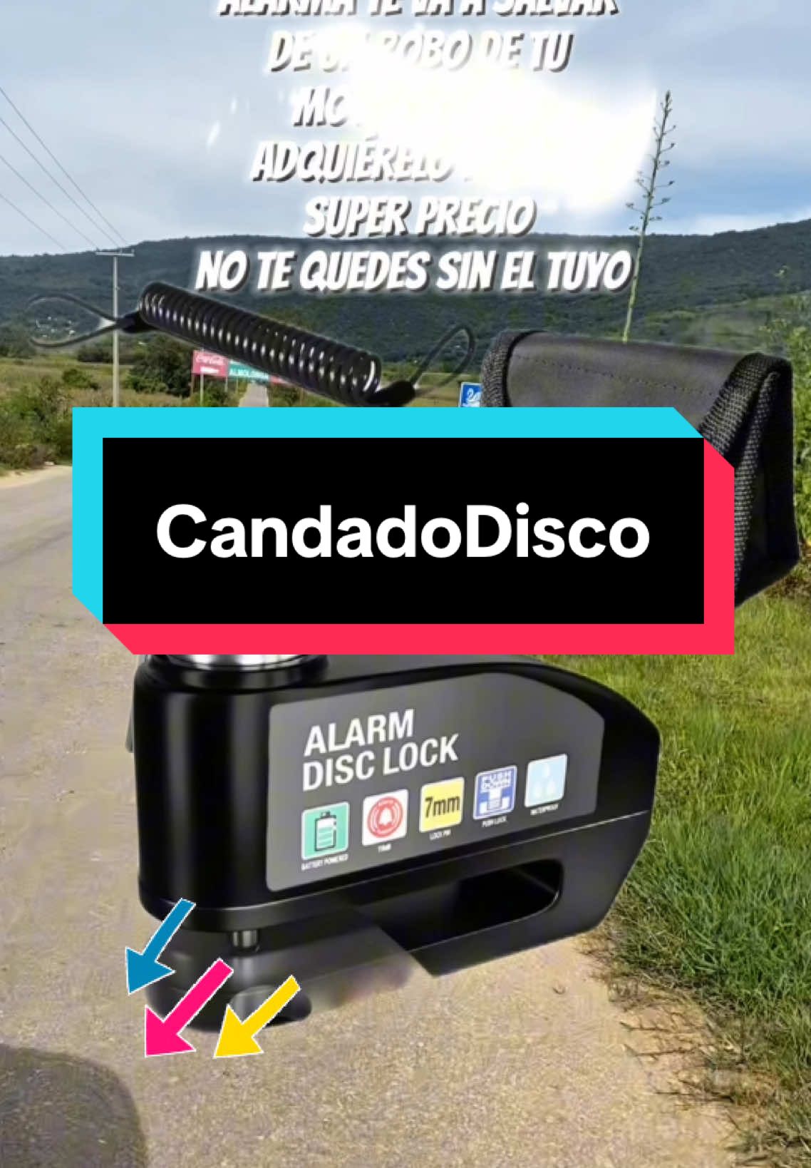 Candado de disco #tiktokshop #fyp #sadboyz4life2 #viral #lonuevo #weroekff #DoMoreInAYear 